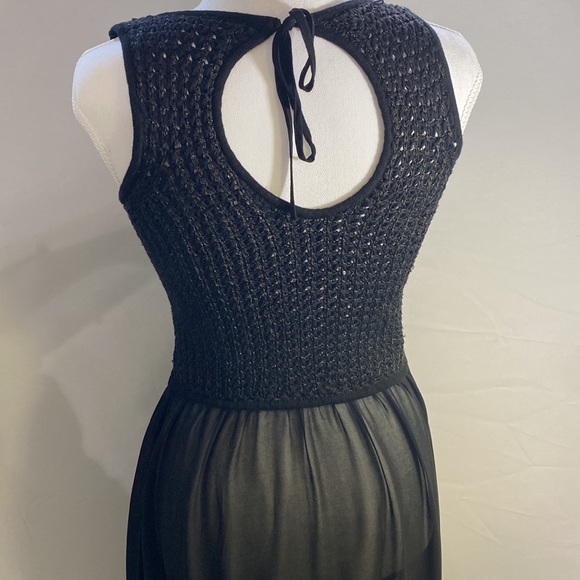 Bebe knitted high low tunic mesh chiffon - Picture 11 of 12